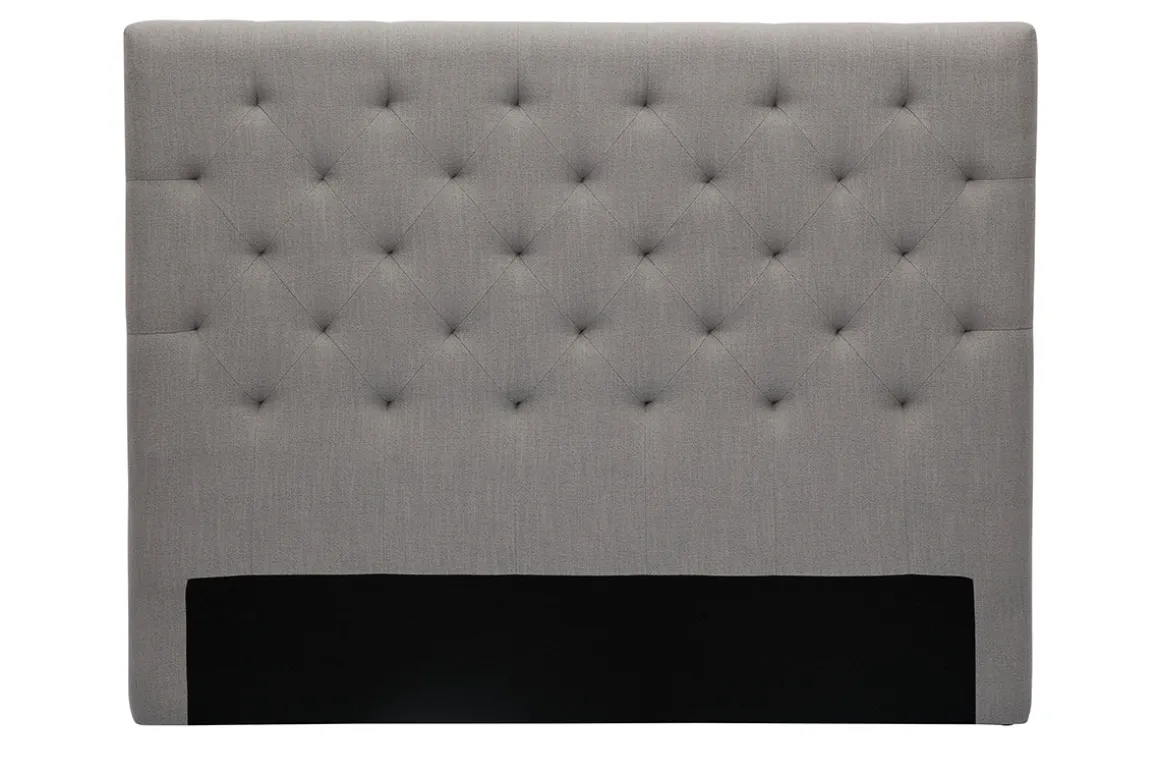 Sale Miliboo Cabecero tejido gris claro 140cm ENGUERRAND