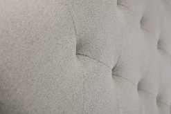 Sale Miliboo Cabecero tejido gris claro 140cm ENGUERRAND
