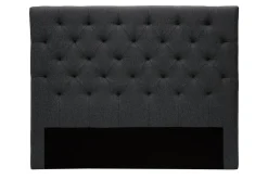 Sale Miliboo Cabecero tejido gris oscuro 140cm ENGUERRAND
