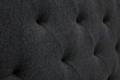 Sale Miliboo Cabecero tejido gris oscuro 140cm ENGUERRAND