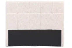 Shop Miliboo Cabecero tejido natural 160cm CLOVIS