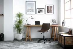 Flash Sale Miliboo Cajonera / zapatero industrial de madera maciza y metal ATELIER