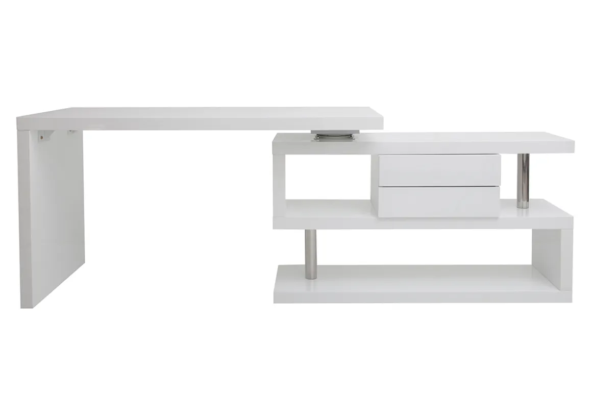 Best Miliboo Cajonera diseño blanco 2 cajones MAX