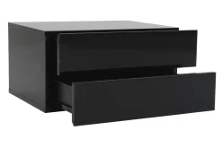 Outlet Miliboo Cajonera diseño negro 2 cajones MAX