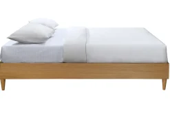 Hot Miliboo Cama adulto 160 x 200 cm con somier acabado madera clara AYO