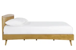 Shop Miliboo Cama de 2 plazas 160 x 200 cm de madera TERRY