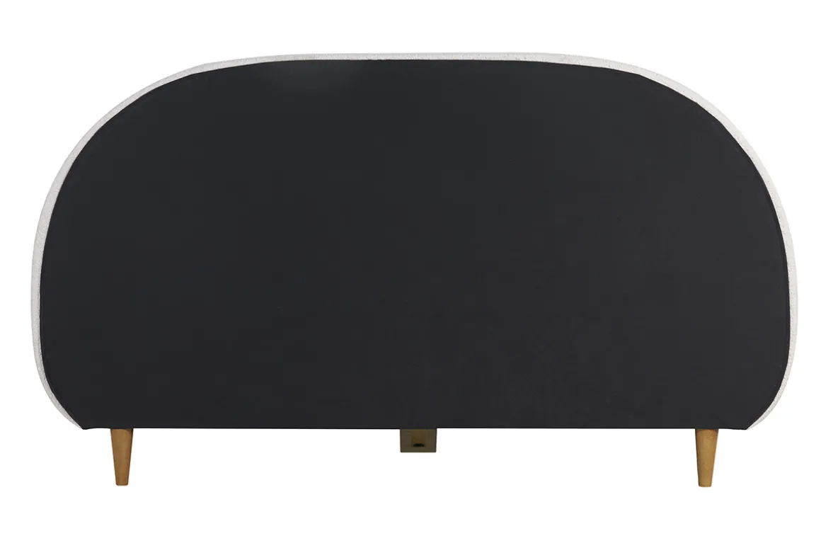 New Miliboo Cama doble 160 x 200 cm de borreguillo CHARLINE