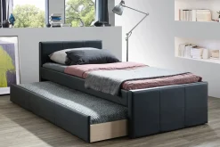 Shop Miliboo Cama nido 90 x 195 cm negro mate MACCO