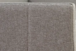 Best Sale Miliboo Cama nido de tela gris 90 x 190 cm ELIE