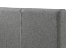 Clearance Miliboo Cama nido infantil 90 × 195 cm tela gris MACCO