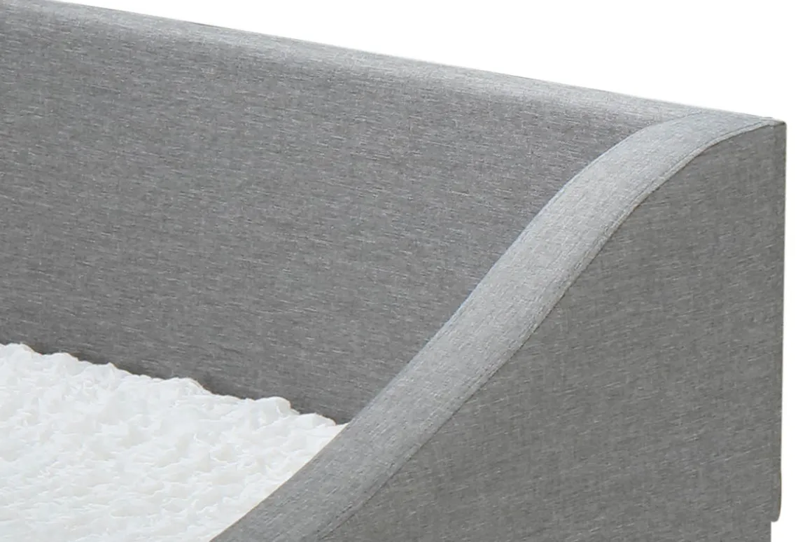 Outlet Miliboo Cama nido 190x90cm gris claro BEKKER