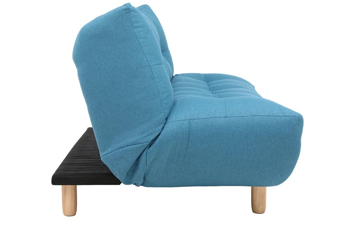 Cheap Miliboo Canapé convertible scandinave bleu canard YUMI