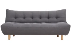Store Miliboo Canapé convertible scandinave gris foncé YUMI