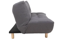 Store Miliboo Canapé convertible scandinave gris foncé YUMI