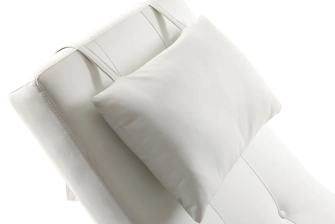Cheap Miliboo Chaise longue diseño blanco MONACO