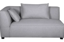 Cheap Miliboo Chaise longue esquina izquierda gris claro PLURIEL