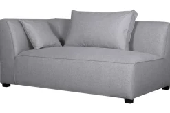 Cheap Miliboo Chaise longue esquina izquierda gris claro PLURIEL