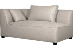 Store Miliboo Chaise longue esquina izquierda beige PLURIEL
