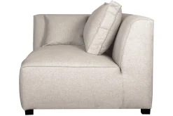 Store Miliboo Chaise longue esquina izquierda beige PLURIEL