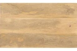 Clearance Miliboo Cómoda de madera maciza de mango y metal negro con 3 cajones 70 cm JUDE