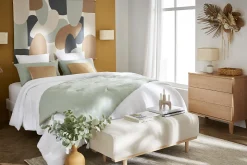 Shop Miliboo Cómoda nórdica de 3 cajones de madera clara FREDDY
