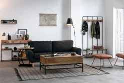 Best Miliboo Consola 4 cajones en cacia y metal negro L115 cm GRENELLE