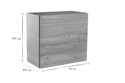Store Miliboo Elemento de pared cuadrado acabado madera clara ETERNEL