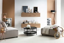 Cheap Miliboo Elemento de pared TV horizontal nogal claro ETERNEL