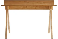 Best Sale Miliboo Escritorio con almacenaje de madera clara 120 cm PULITO
