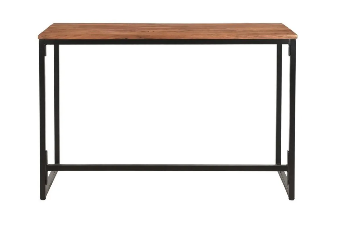 Online Miliboo Escritorio de acacia maciza y metal HOORN