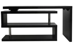 Sale Miliboo Escritorio de diseño negro lacado MAX