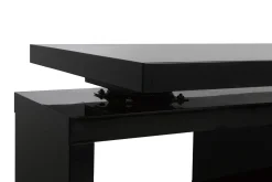 Sale Miliboo Escritorio de diseño negro lacado MAX