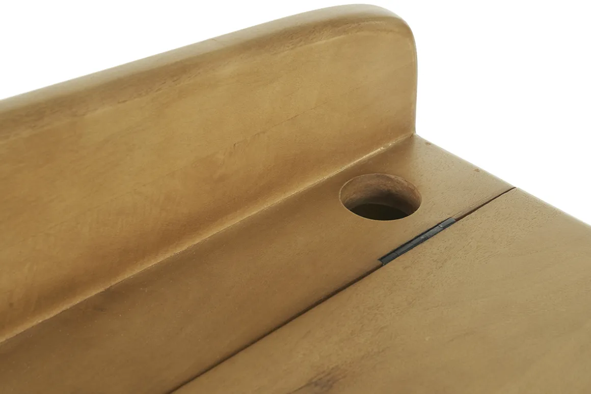 Flash Sale Miliboo Escritorio de madera maciza de mango con almacenaje 100 cm SHIVA