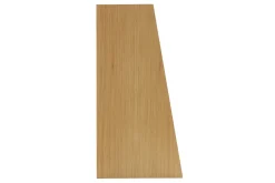 Discount Miliboo Escritorio de pared vintage de roble con cajonera 78 cm GABIN