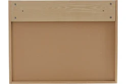 Discount Miliboo Escritorio de pared vintage de roble con cajonera 78 cm GABIN