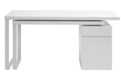 Hot Miliboo Escritorio diseño amovible blanco brillante VOXY