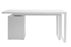 Hot Miliboo Escritorio diseño amovible blanco brillante VOXY