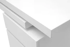 Hot Miliboo Escritorio diseño amovible blanco brillante VOXY