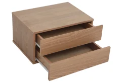 New Miliboo Escritorio moderno modular con almacenaje 2 cajones amovible madera MAX