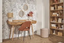Fashion Miliboo Escritorio nórdico madera clara HALLEN