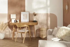 Fashion Miliboo Escritorio nórdico madera clara HALLEN