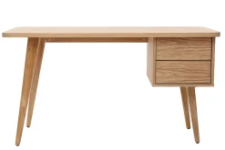 Fashion Miliboo Escritorio roble L140 cm FIFTIES