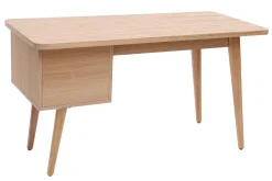 Fashion Miliboo Escritorio roble L140 cm FIFTIES