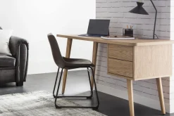 Fashion Miliboo Escritorio roble L140 cm FIFTIES