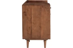 Discount Miliboo Escritorio vintage con compartimento de almacenaje de madera de acacia maciza 130 cm ROBY