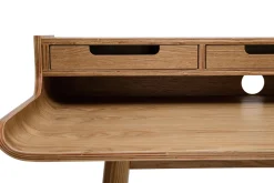 Fashion Miliboo Escritorio vintage fresno 3 cajones L110 cm OPUS