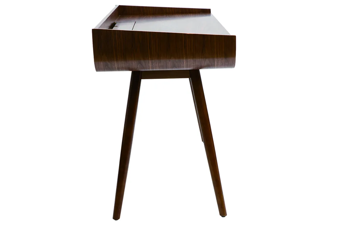Shop Miliboo Escritorio vintage madera nogal HALLEN