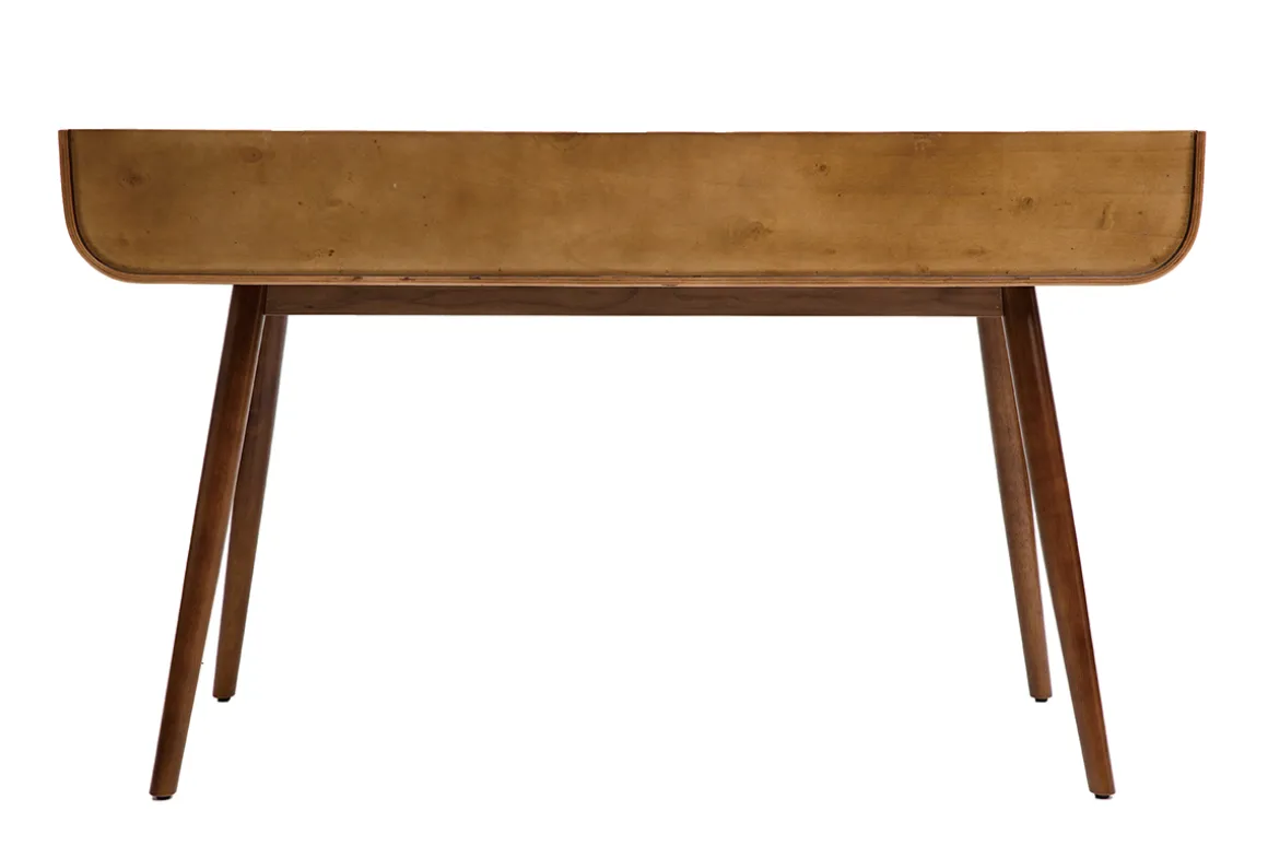 Shop Miliboo Escritorio vintage madera nogal HALLEN