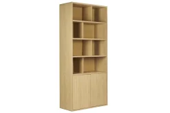 Store Miliboo Estantería acabado de madera clara de roble 92 cm - NAGANO