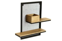 Cheap Miliboo Estantería de pared doble en metal y mango macizo A60 cm RACK